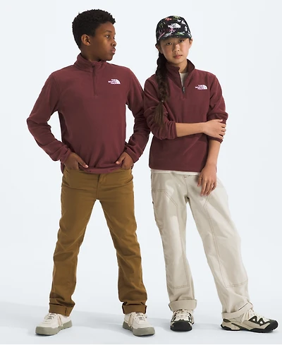 The North Face Boys and Girls 8-20 Glacier Quarter-Zip Jacket