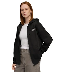 Puma Women's Essential Logo Comfort Fit Full-Zip Hoodie