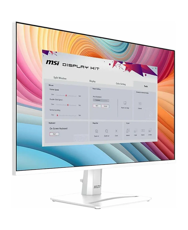 Msi Pro MP275W E2 27" 16:9 Full Hd 120Hz Ips Lcd Hdr Monitor, Matte White