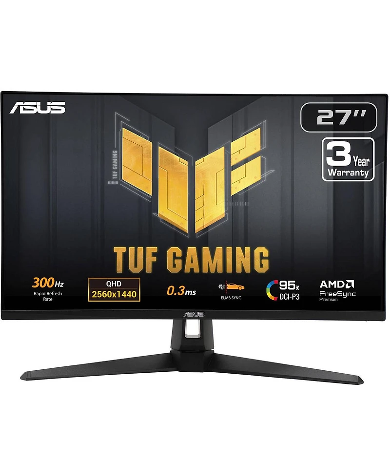 Asus Tuf VG27AQM5A 27" 16:9 Wqhd 300Hz Fast Ips Led Hdr Gaming Monitor, Black