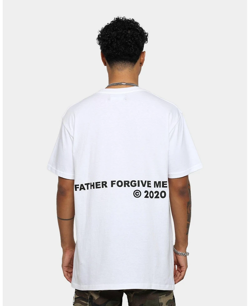 Father Forgive Me Men's Skeleton T-Shirt