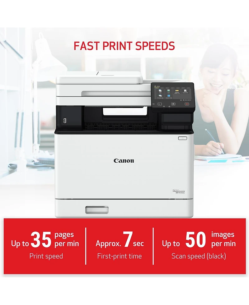 Canon Color imageCLASS MF751Cdw All-In-One Wireless Duplex Laser Printer