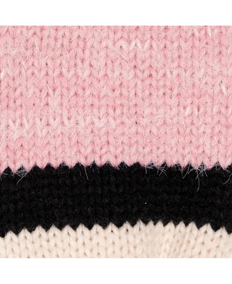 Muk Luks Women's Eyelash Mixed Ribbed Mitten