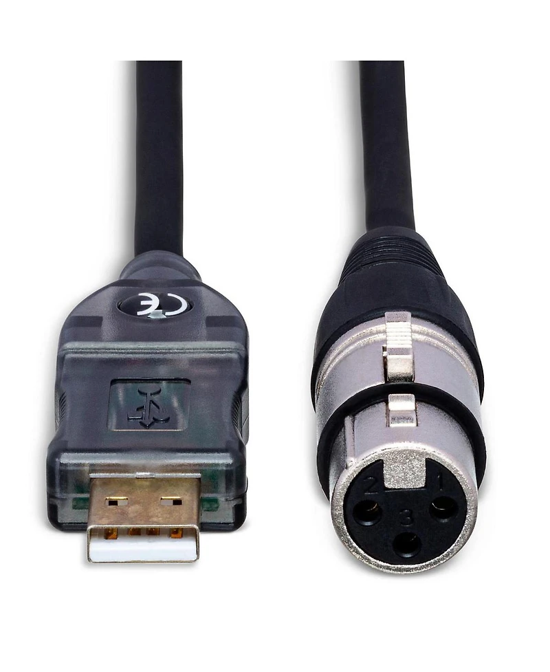 Hosa Technology 10' (3m) Tracklink Microphone Xlr Female to Usb Interface Cable