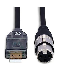 Hosa Technology 10' (3m) Tracklink Microphone Xlr Female to Usb Interface Cable