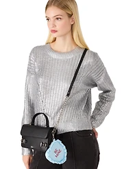 Madden Girl Rosalie Satin Conversation Heart Pouch