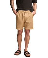 Lucky Brand Men's 7 Inch Linen Pull On Shorts