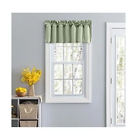 Ellis Stacey 3" Rod Pocket High Quality Fabric Solid Color Window Lined Filler Valance 42"x13
