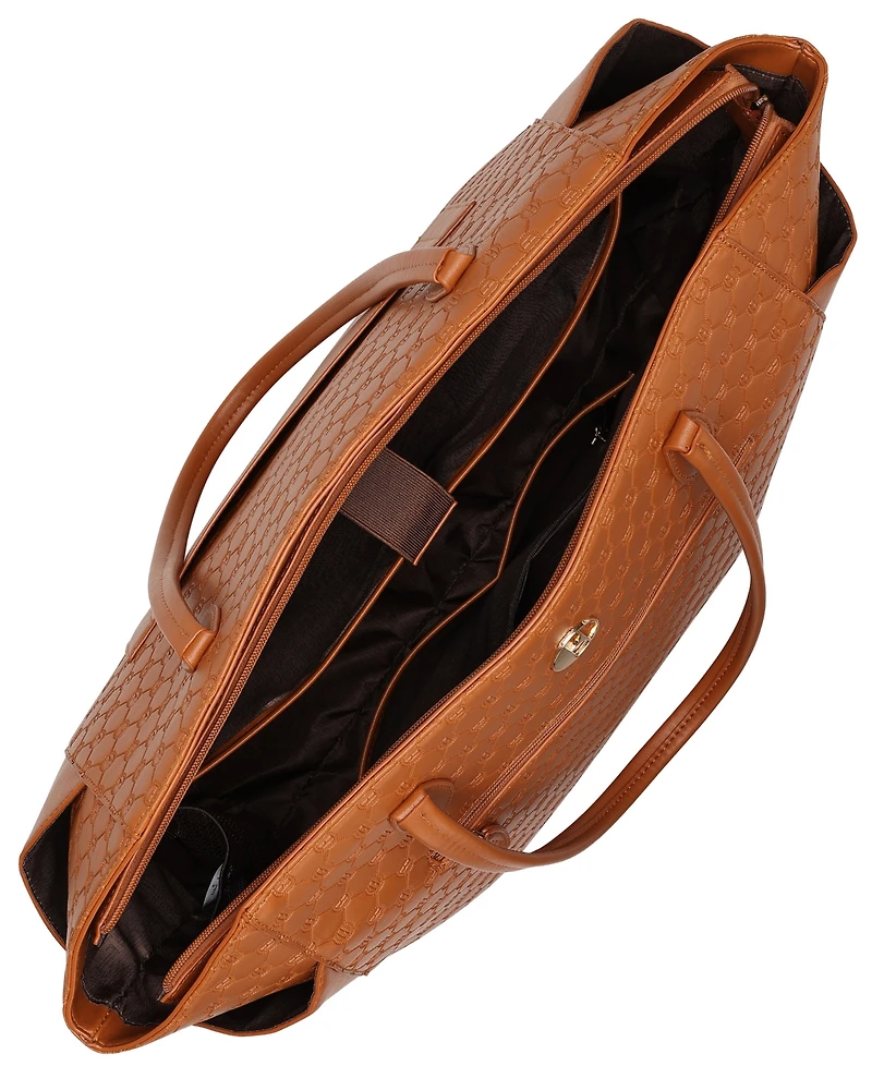Elle Compass 14" Monogram Weekender Duffel Bag
