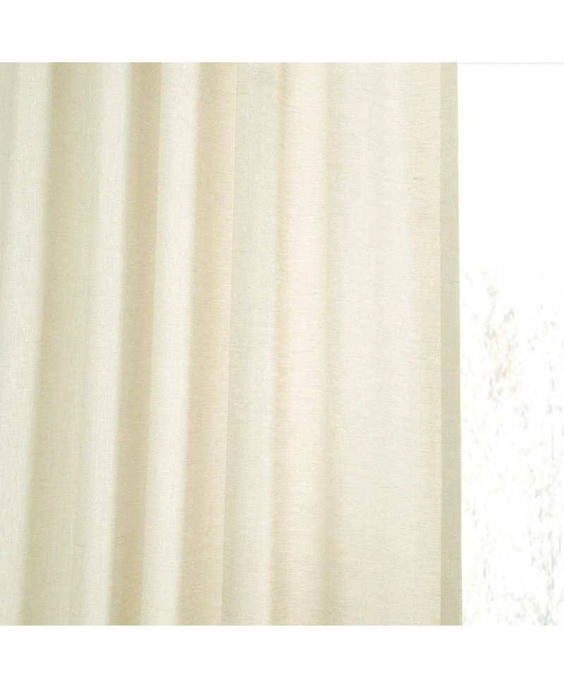 Half Price Drapes Deluxe French Linen Curtain