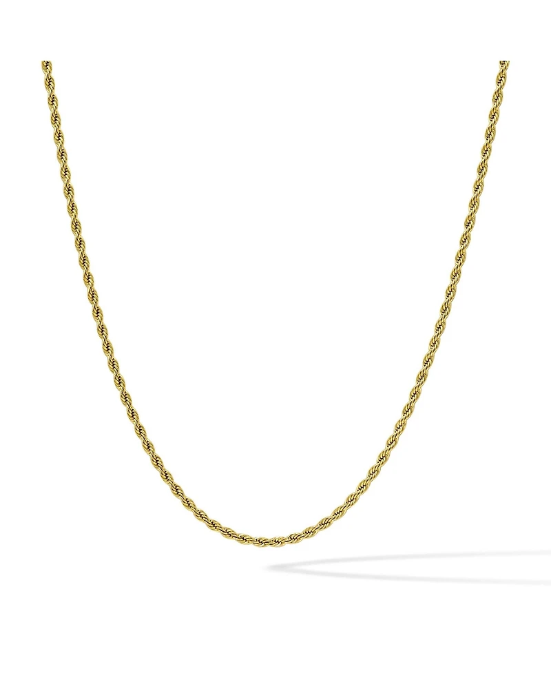 Vincero Rope Necklace - 3mm - Gold 21