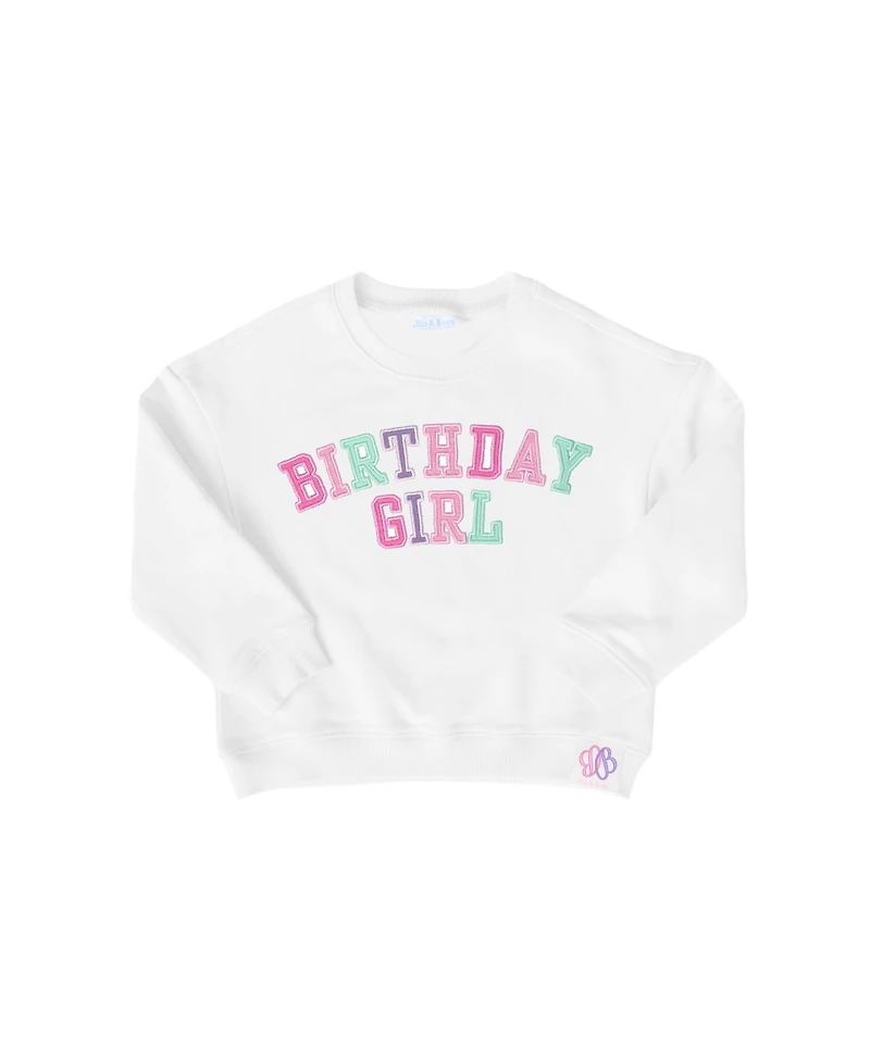Bits & Bows Baby Girls Birthday Sweatshirt