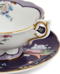 Wedgwood Wonderlust Midnight Crane Teacup & Saucer