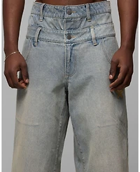 Loiter Men's Star Layered Denim Jeans
