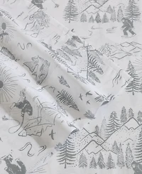 Eddie Bauer Big Foot Hiking Trip Microfiber 4-Pc. Sheet Set, Queen