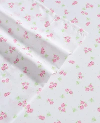 Laura Ashley Busy Bee Microfiber 4-Pc. Sheet Set