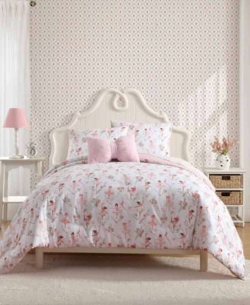 Laura Ashley Ballerina Divas Microfiber Comforter Sets