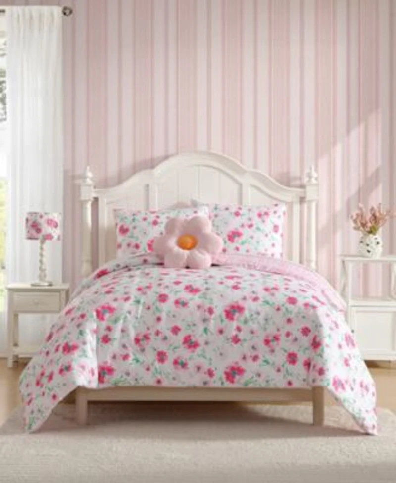 Laura Ashley Meadow Daisies Microfiber Comforter Sets