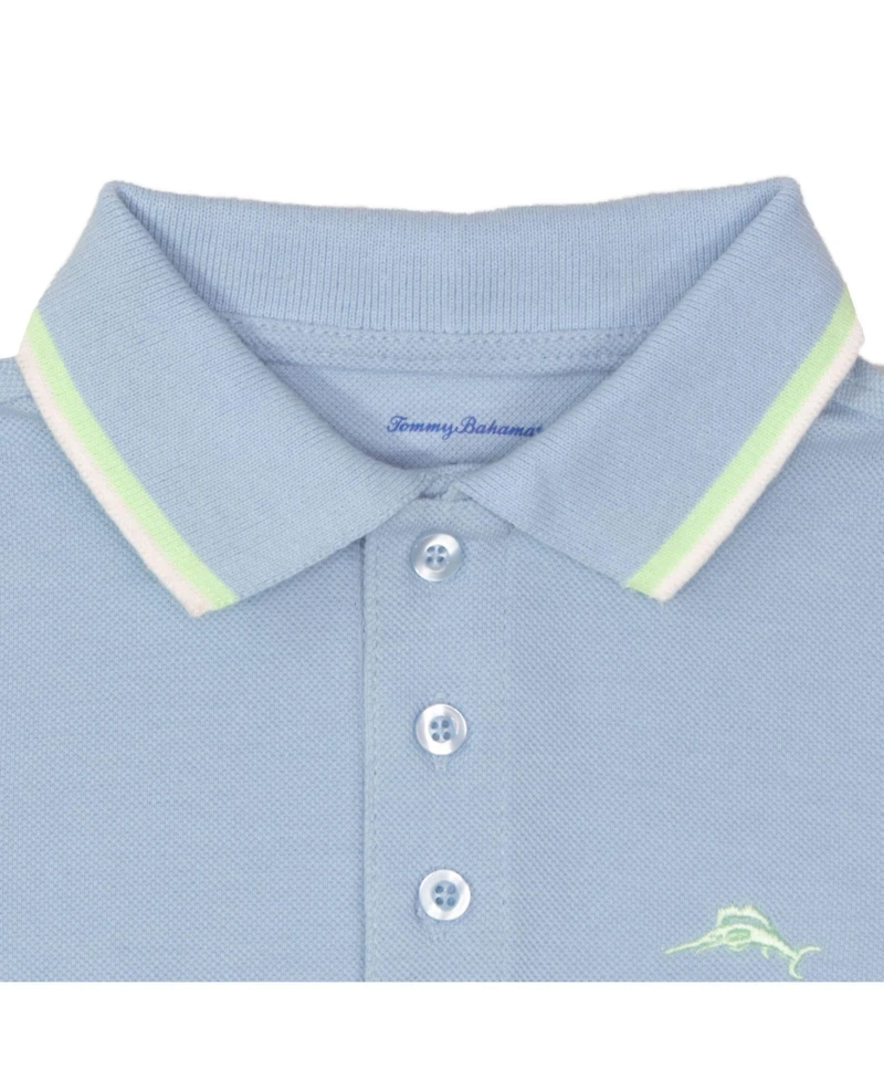 Tommy Bahama Big Boys 2 Piece Classic Polo Shirt and Shorts Back to School Set