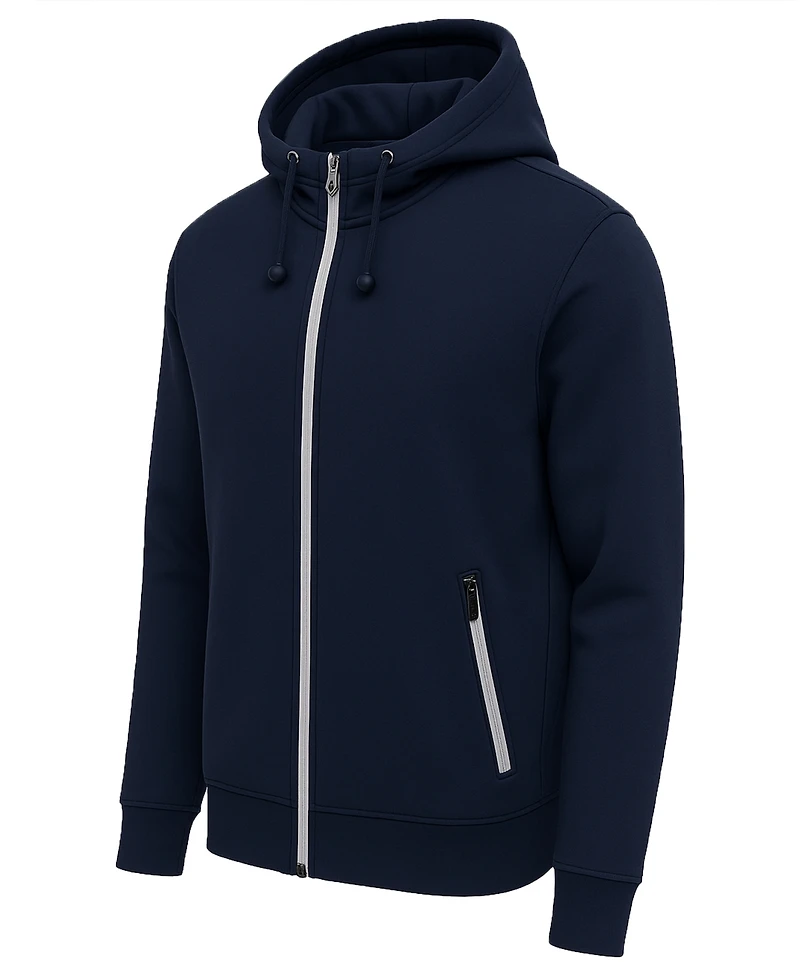 Blu Rock Men's Slim-Fit Classic Tech Full-Zip Hoodie