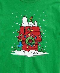 Airwaves Men's Snoopy Holiday House Short-Sleeve T-Shirt