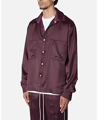 mnml Men's Studded Satin Pajama Shirt