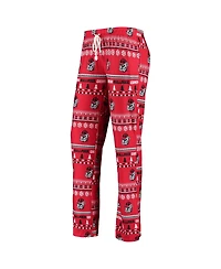Concepts Sport Women's 2-Piece Red Georgia Bulldogs Holiday Long Sleeve Top and Pants Sleep Set
