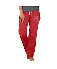 Concepts Sport Women's Red Nc State Wolfpack Quest Knit Lightweight Pants