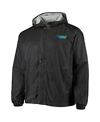 Dunbrooke Men's Black Carolina Panthers Logo Legacy Stadium Full-Zip Jacket