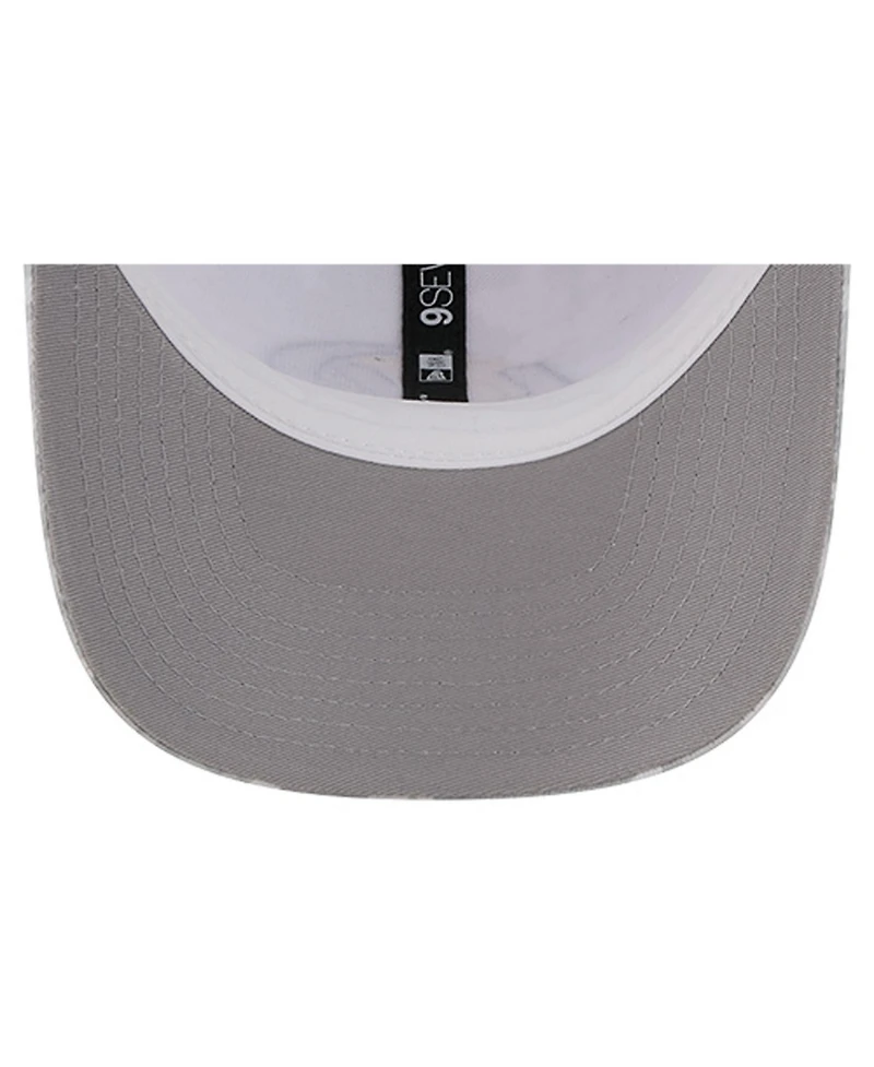 New Era Men's Gray Los Angeles Rams Salute to Service Fan Pack 9SEVENTY Trucker Adjustable Hat