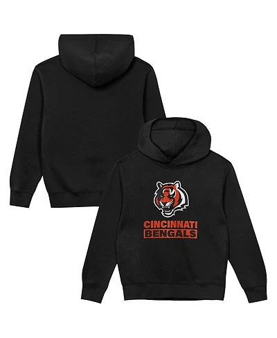 Outerstuff Toddler Black Cincinnati Bengals Back to Basics Hoodie