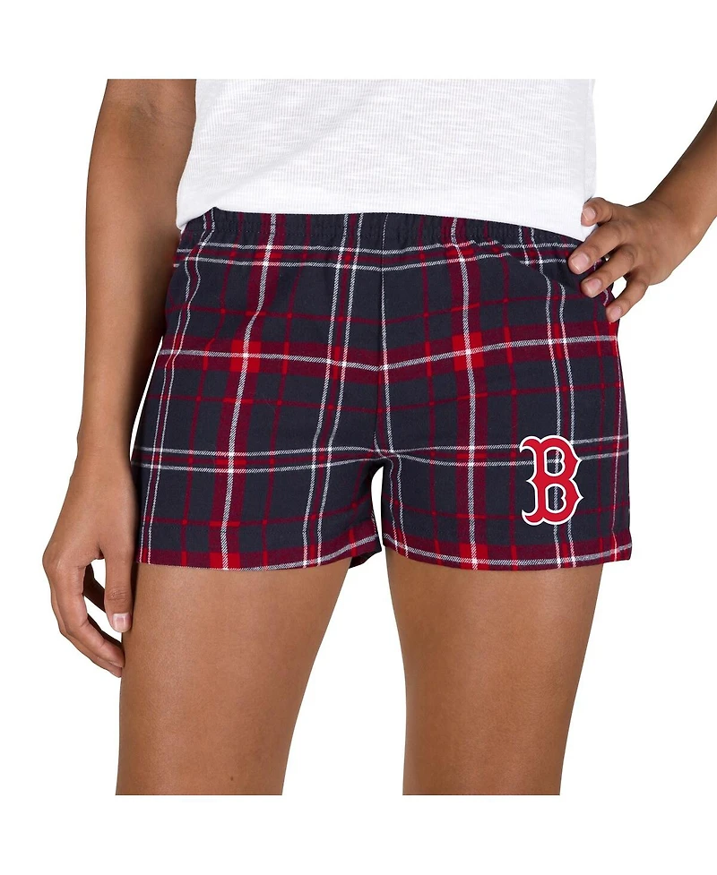 Concepts Sport Women's Navy/Red Boston Red Sox Ultimate Flannel Shorts