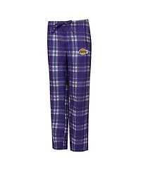 Concepts Sport Women's 2-Piece Purple/Heather Gray Los Angeles Lakers Regulate Tank Pant Set