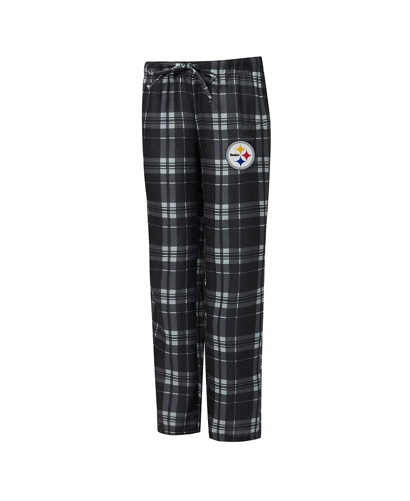 Concepts Sport Women's 2-Piece Heather Gray/Black Las Vegas Raiders Regulate Plaid Tank Top and Pants Sleep Set