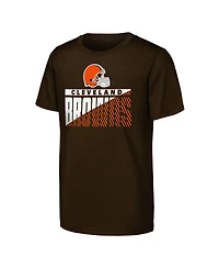 Outerstuff Big Boys and Girls 2-Pack Brown Cleveland Browns Never Quit T-Shirt Set