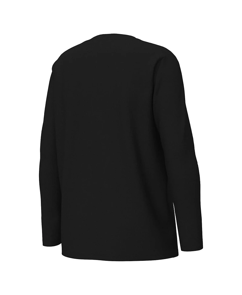 Outerstuff Big Boys and Girls Black Las Vegas Raiders Chestnut Holiday Sleep Set