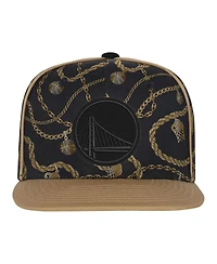 Outerstuff Big Boys and Girls Black Golden State Warriors Street Hooper Snapback Hat