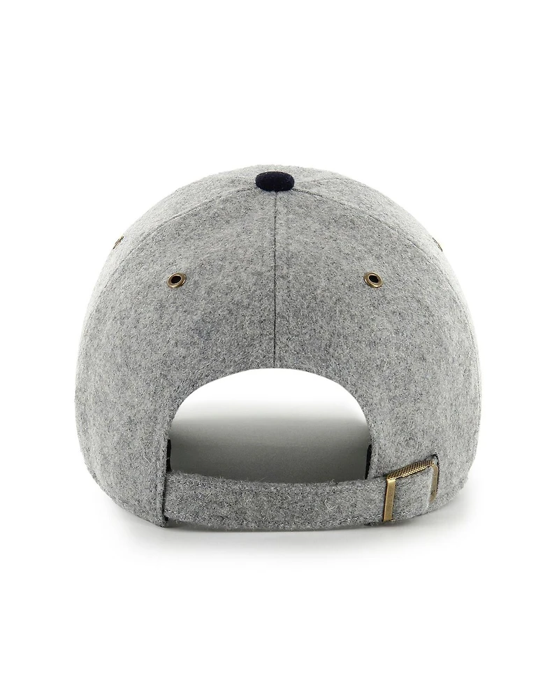 '47 Brand Men's Gray New York Yankees Golden Age Wool Clean Up Adjustable Hat