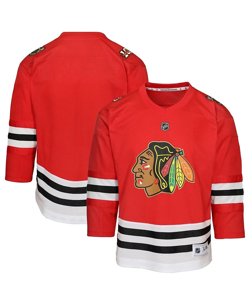 Outerstuff Baby Boys and Girls Red Chicago Blackhawks Centennial Replica Jersey