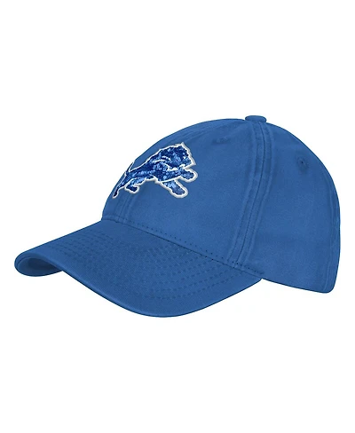 Outerstuff Big Girls Blue Detroit Lions Gridiron Adjustable Hat