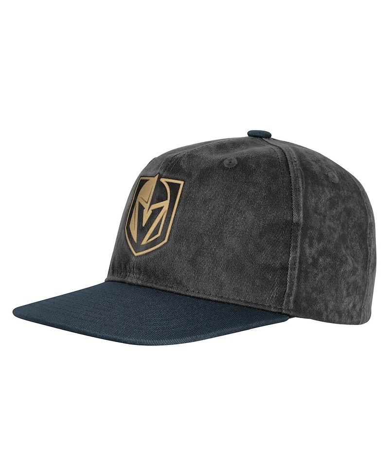 Outerstuff Big Boys and Girls Silver/Black Vegas Golden Knights True Retro Deadstock Adjustable Hat