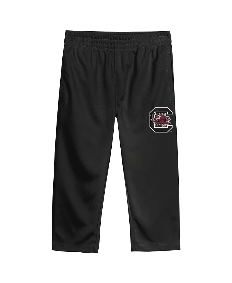 Outerstuff Baby Boys and Girls 2-Piece Garnet South Carolina Gamecocks Team Logo Red Zone Top Pant Set