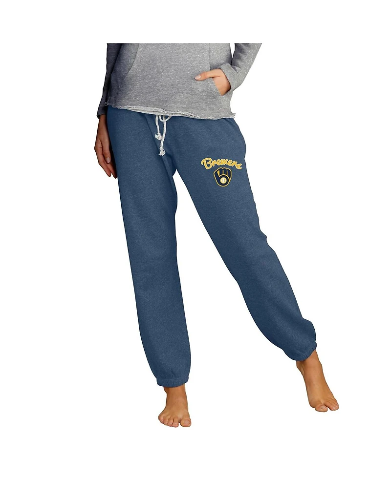 Concepts Sport Women's Navy Milwaukee Brewers Mainstream Knit Jogger Pants