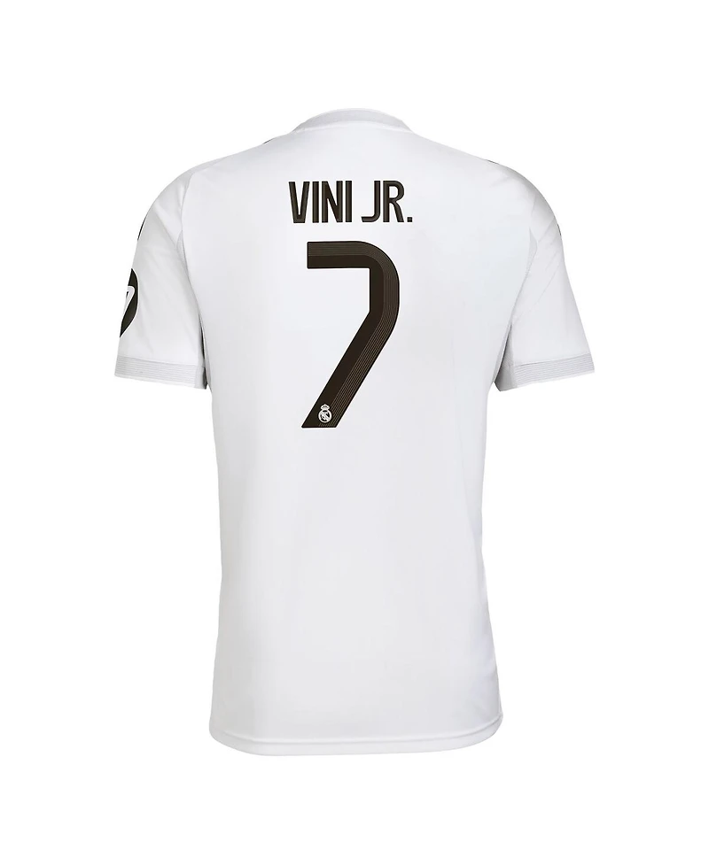 Adidas Men's Vini Jr. White Real Madrid 2025/26 Home Replica Jersey