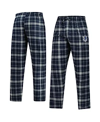 Concepts Sport Men's Navy/Gray Dallas Mavericks Ultimate Plaid Flannel Pants