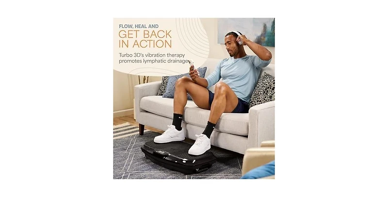 LifePro 3D Vibration Plate – Dual Motor Oscillation & Pulsation for Full Body Home Fitness