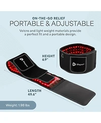 LifePro Red Light Therapy Belt – Near Infrared & Red Light for Muscle Relaxation, Inflammation & Circulation