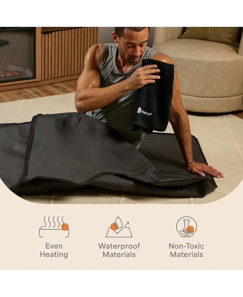 LifePro Far Infrared Sauna Blanket - Portable for Home Relaxation