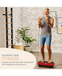LifePro Compact Vibration Plate Exercise Machine for Full Body, Lymphatic Drainage, Joint Pain Relief & Calorie Burn