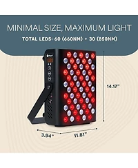 LifePro Red Light Therapy Panel - Infrared Light for Pain Relief, Inflammation, Skin Health, and Improved Circulation